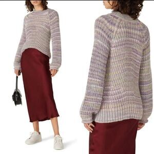 NWT NICHOLASMaliya marled alpaca-blend sweater